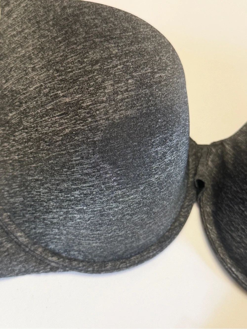 Victoria's Secret Heathered Dark Gray T-Shirt Bra